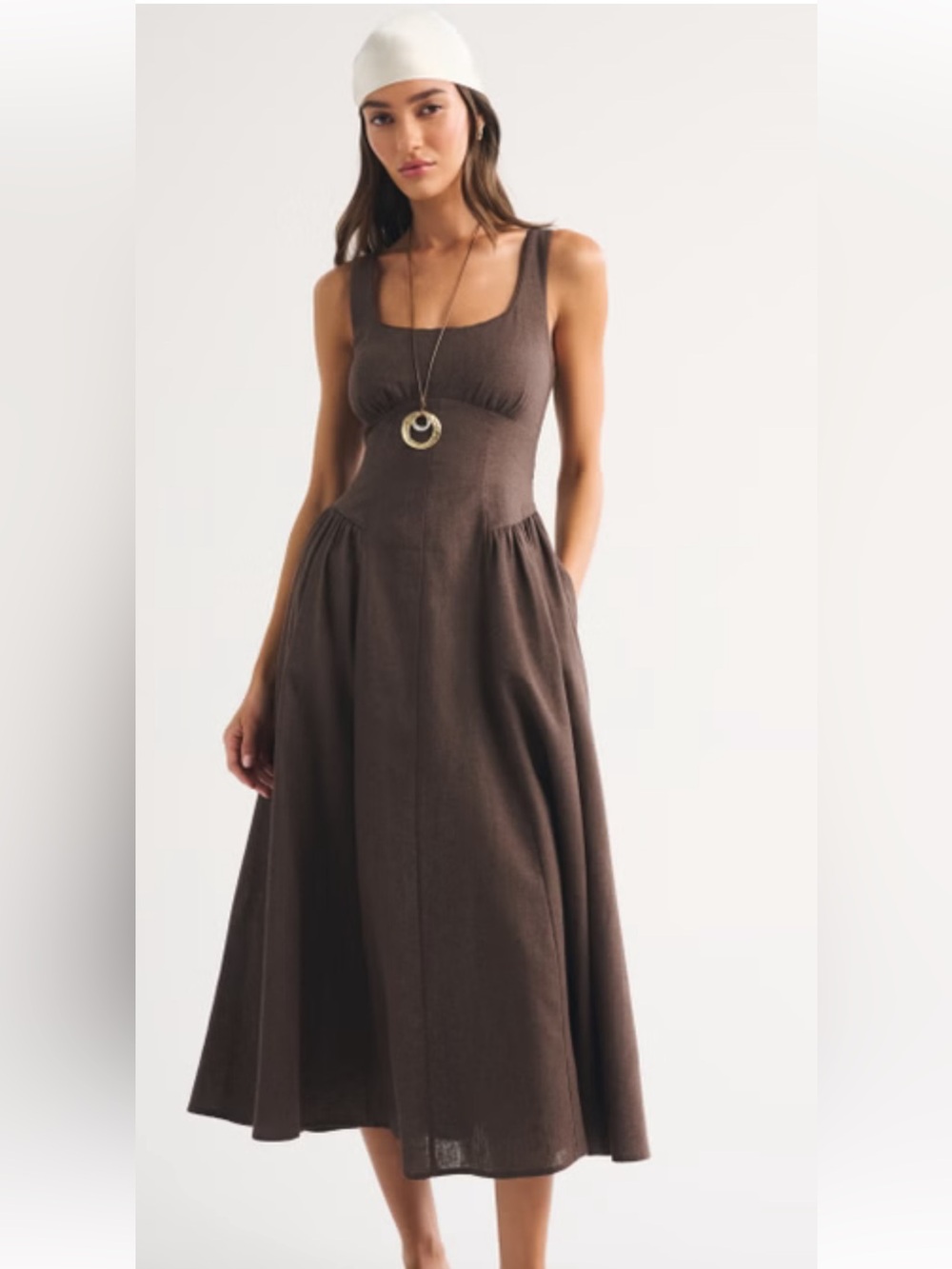 Abercrombie & Fitch Linen Cotton Dress